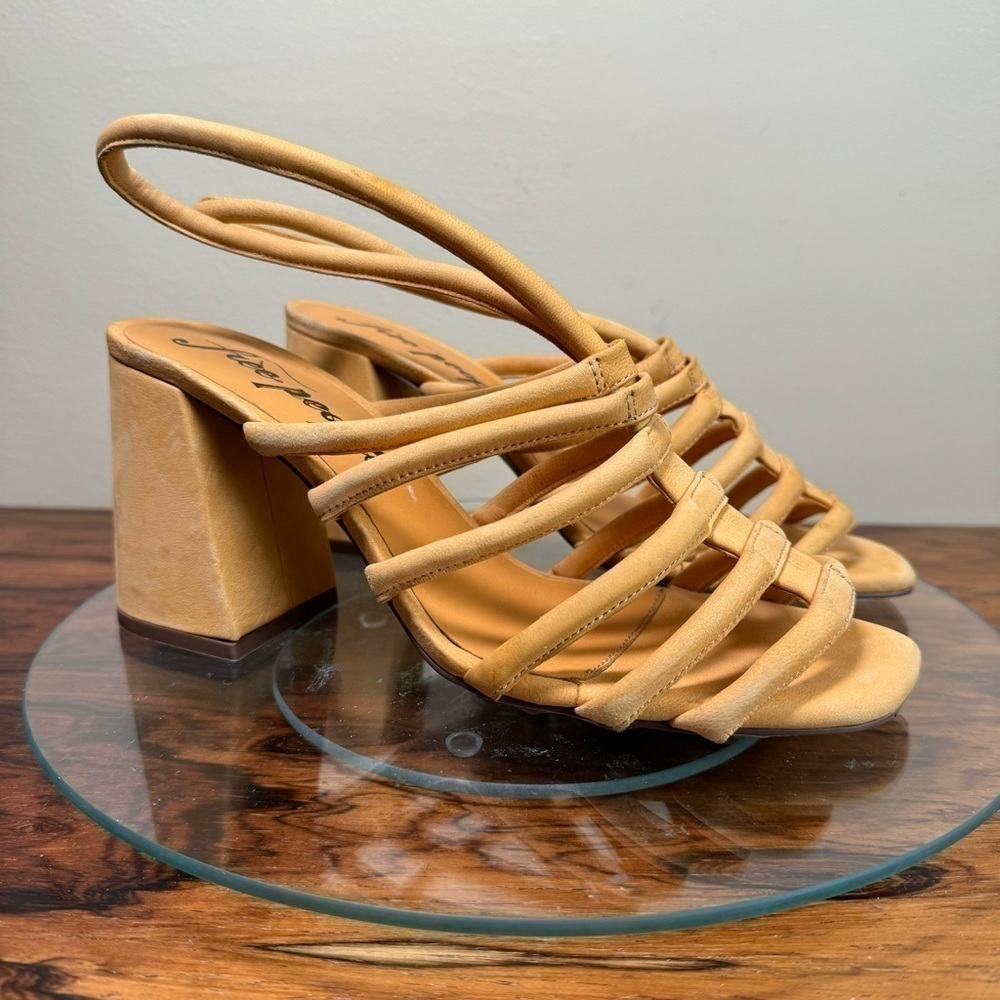 Free People Women’s Colette Sandal hot orange size 39 /9 - Picture 12 of 15